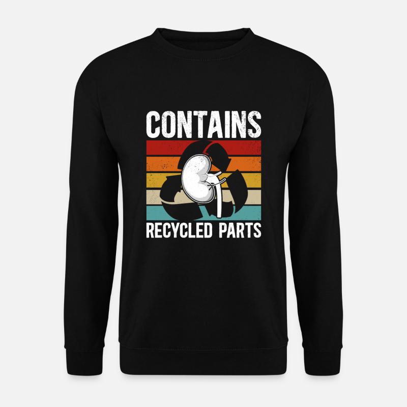 Organempfänger Niedlich Nierentransplantation - Unisex Pullover - Schwarz