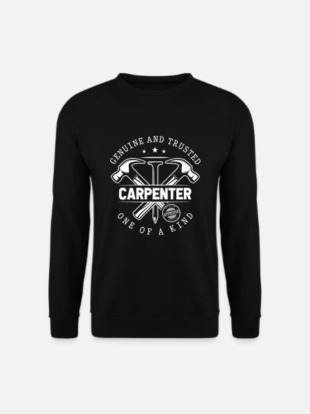 Lustiger Handwerker Holzarbeiter Schreiner - Unisex Pullover - Schwarz