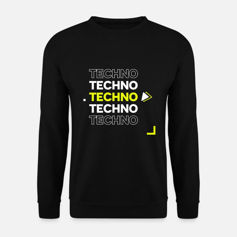 Techno - Sweat-shirt Unisexe - noir