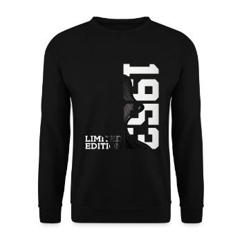 LIMITED EDITION 1953 73RD BIRTHDAY - Unisex Sweatshirt - black - Front - Alina (178cm) & Michal (187cm)