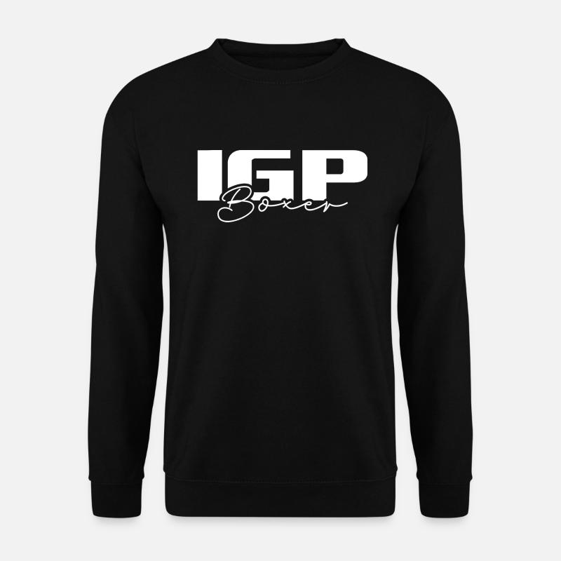 IGP BOXER Wilsigns Hundesport Hunde Hund Geschenke - Unisex Pullover - Schwarz