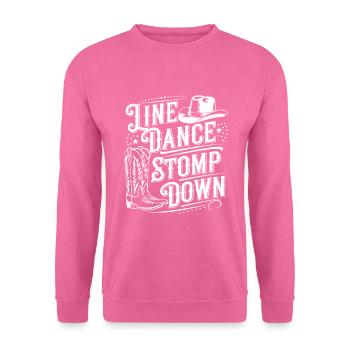 Line Dance Stomp Down Country Dance - Unisex Sweatshirt - pink - Front