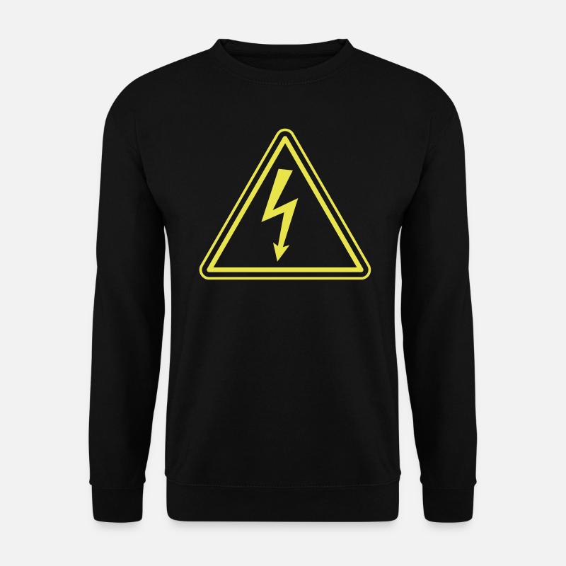 ELEKTRIKER UNTER HOCHSPANNUNG - Unisex Pullover - Schwarz