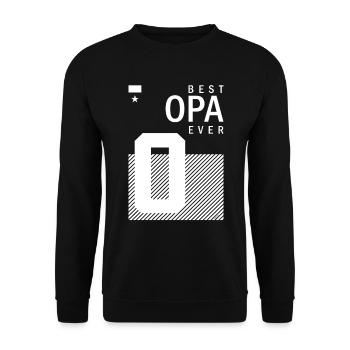 Meilleur Opa - Sweat-shirt Unisexe - noir - Devant - Alina (178cm) & Michal (187cm)