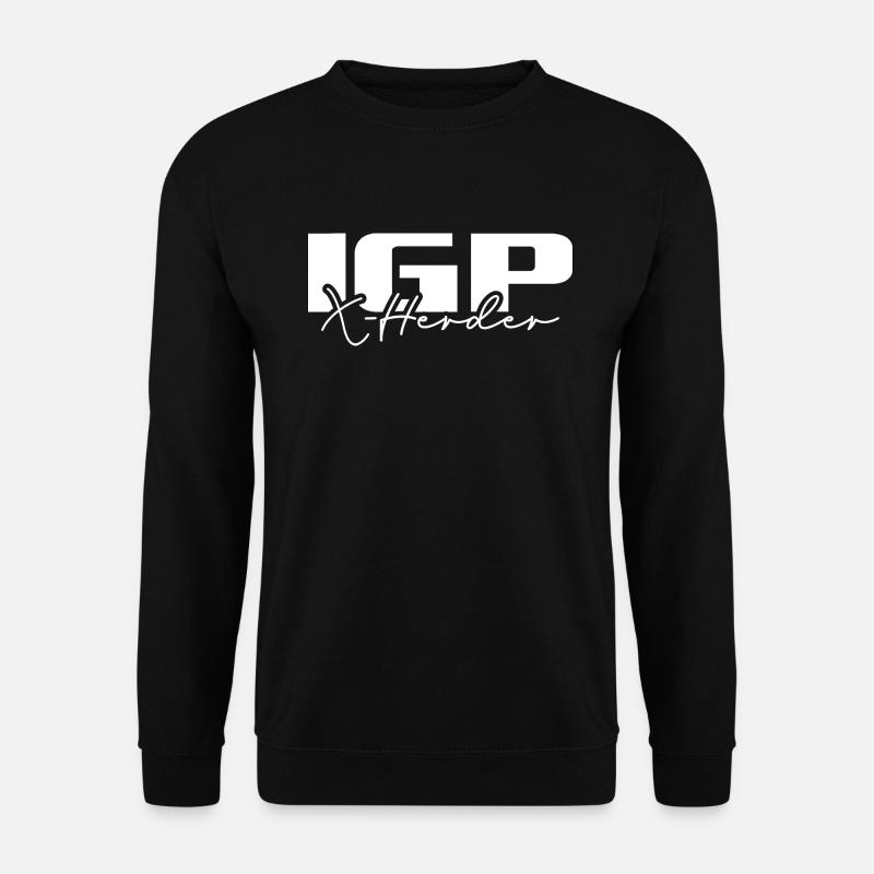 IGP X Herder Hundesport Hunde Wilsigns - Unisex Pullover - Schwarz