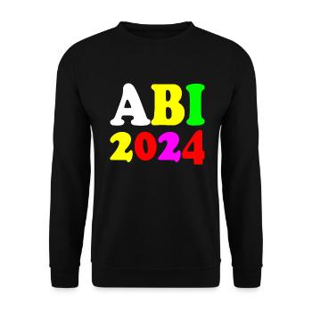 Abi 2024 - Unisex Pullover - Schwarz - Vorne - Alina (178cm) & Michal (187cm)