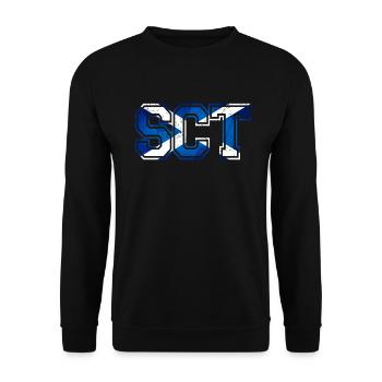 SCT Écosse - Sweat-shirt Unisexe - noir - Devant - Alina (178cm) & Michal (187cm)