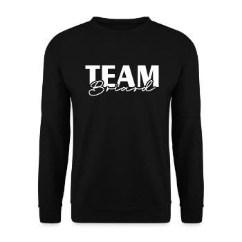 TEAM Briard Wilsigns Hunde IGP Hundesport - Unisex Pullover - Schwarz - Vorne - Alina (178cm) & Michal (187cm)