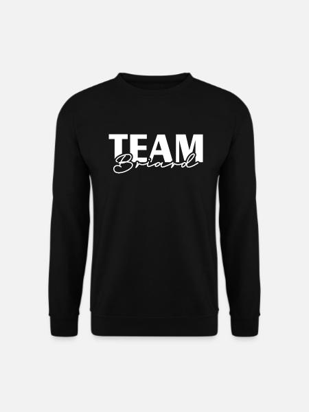 TEAM Briard Wilsigns Hunde IGP Hundesport - Unisex Pullover - Schwarz