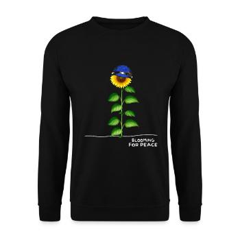 ukraine sonnenblume slava ukraini ukrainian - Unisex Pullover - Schwarz - Vorne - Alina (178cm) & Michal (187cm)