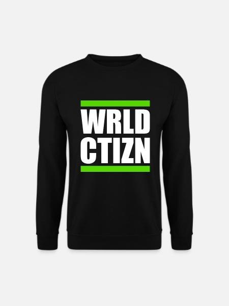 world citizen - Wrld ctizn - Unisex Sweatshirt - black