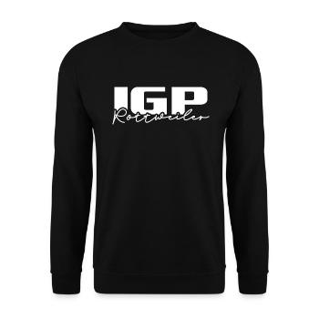 IGP ROTTWEILER Sports de sport Wilsigns Chiens - Sweat-shirt Unisexe - noir - Devant - Alina (178cm) & Michal (187cm)