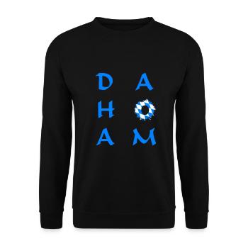 Dahoam Bayern - Unisex Pullover - Schwarz - Vorne - Alina (178cm) & Michal (187cm)
