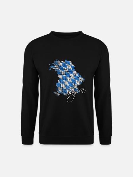 Bayern, Bavaria, Oberbayern - Unisex Pullover - Schwarz