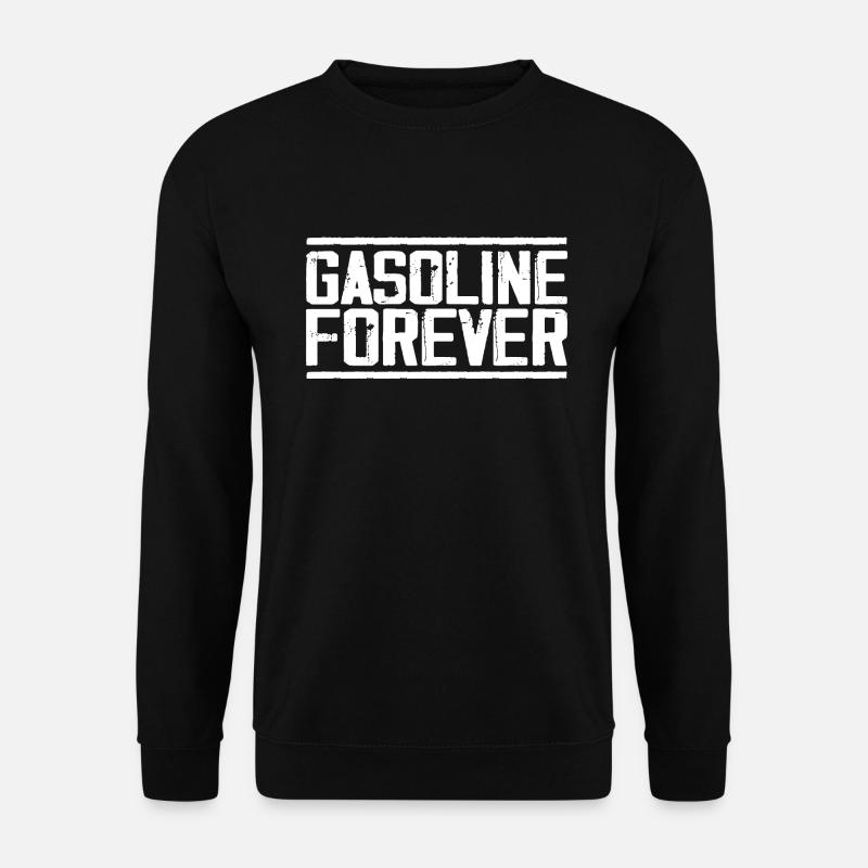Gasoline Forever - Sweat-shirt Unisexe - noir