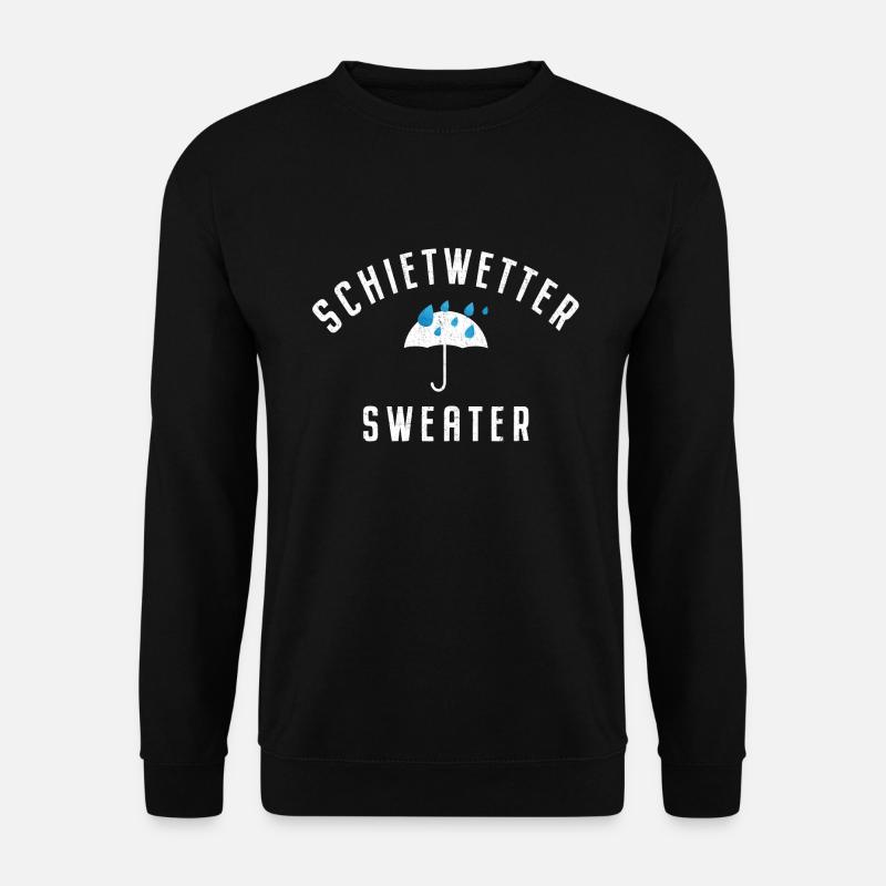 Schietwetter Sweater Kuschelig Warm Winter Herbst - Unisex Pullover - Schwarz