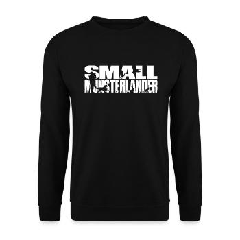 SMALL MUNSTERLANDER Jagdhund Wilsigns Jagdhunde - Unisex Pullover - Schwarz - Vorne - Alina (178cm) & Michal (187cm)