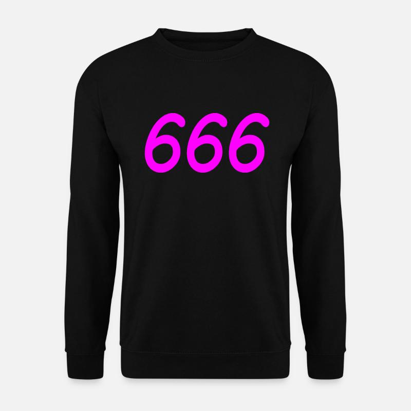 666 - Unisex Pullover - Schwarz