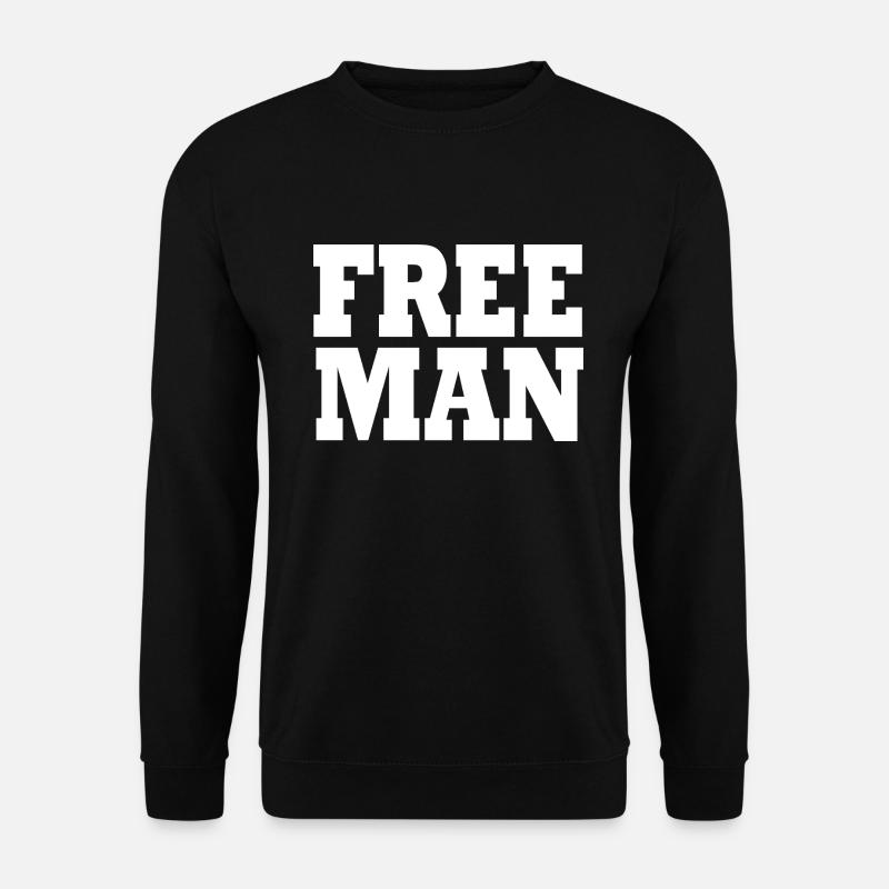 Freier Mann T-Shirt Freier Mann - Unisex Pullover - Schwarz