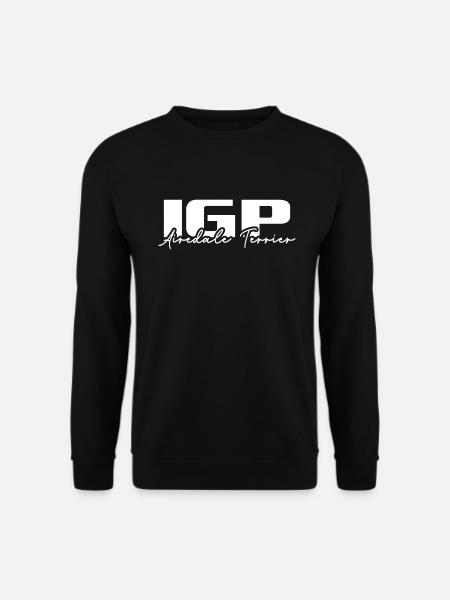 IGP AIREDALE TERRIER Hundesport Wilsigns Hunde - Unisex Pullover - Schwarz