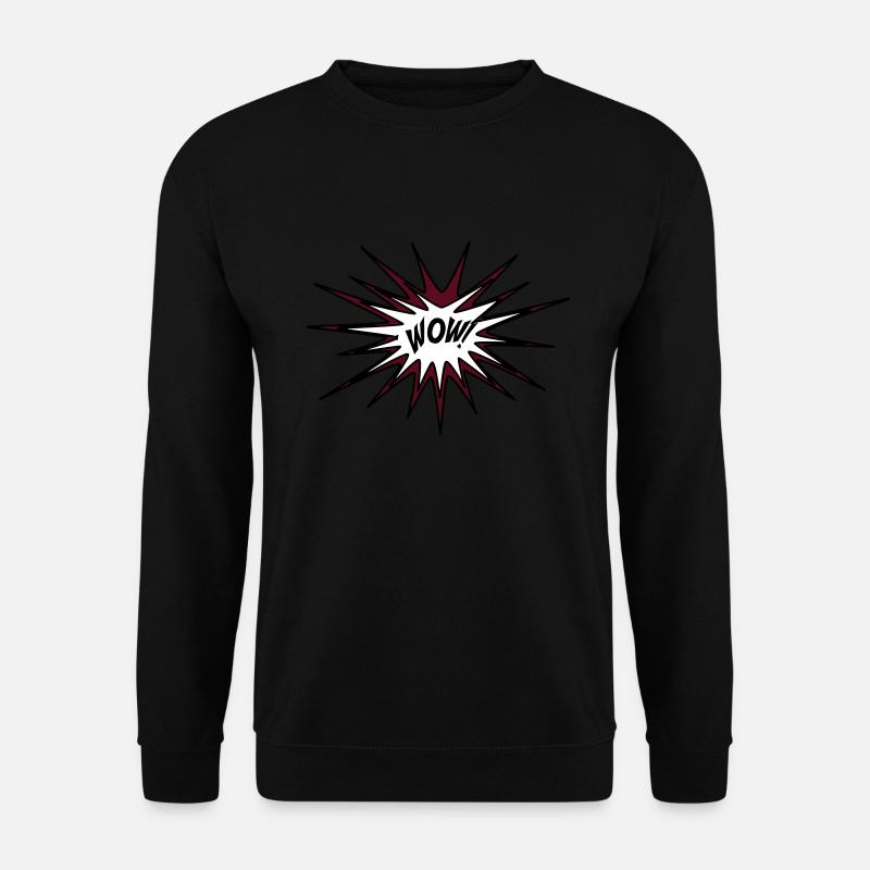 WOW! - Unisex Sweatshirt - black