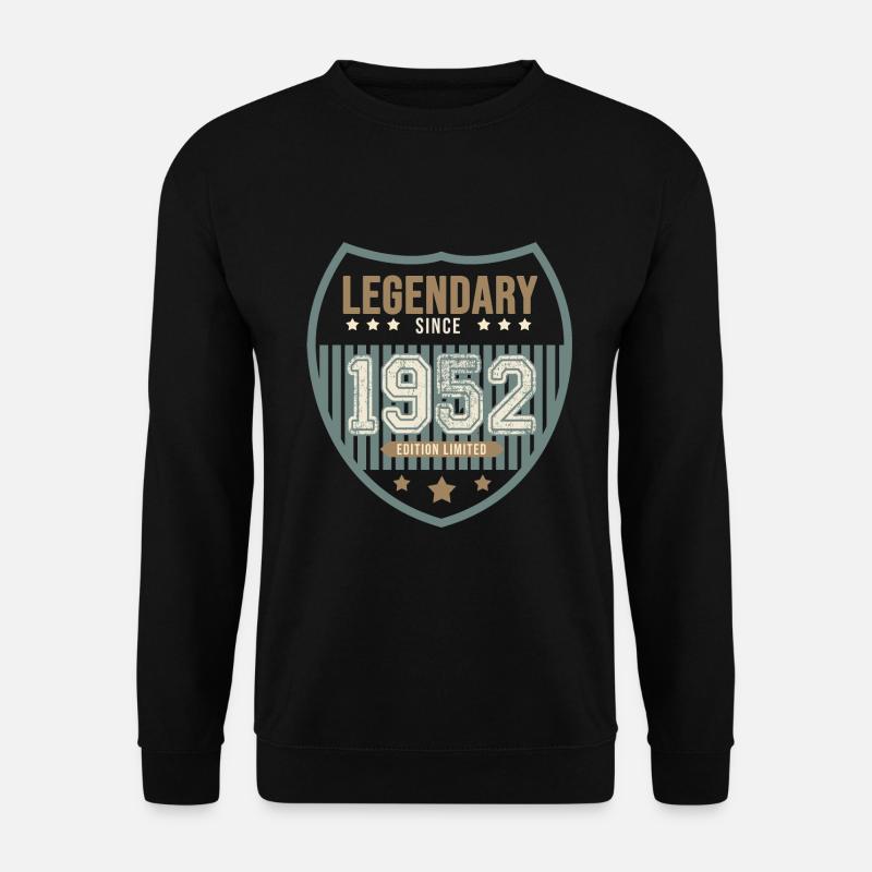 anniversaire 1952 legendaire 70 ans - Sweat-shirt Unisexe - noir