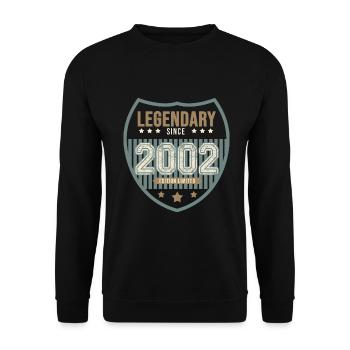 anniversary 2002 legendary 20 years - Unisex Sweatshirt - black - Front - Alina (178cm) & Michal (187cm)
