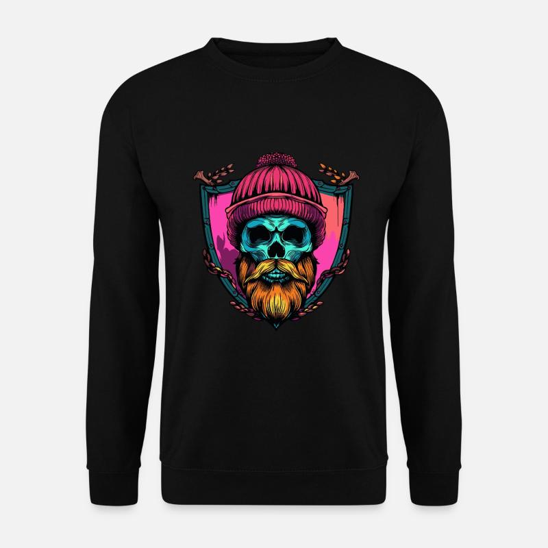Lumberjack Skeleton - Unisex Sweatshirt - black
