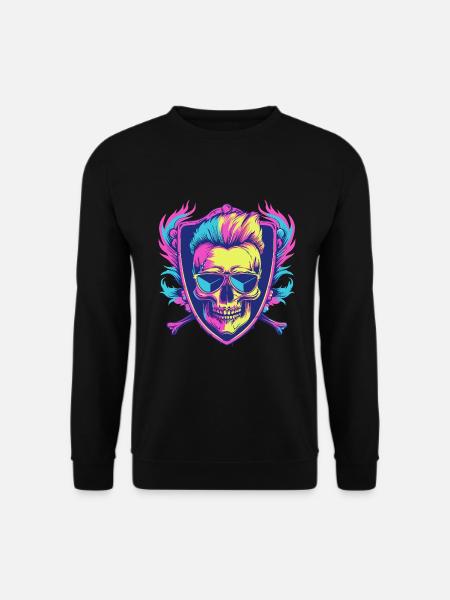 Punk Skeleton Party - Unisex Sweatshirt - black