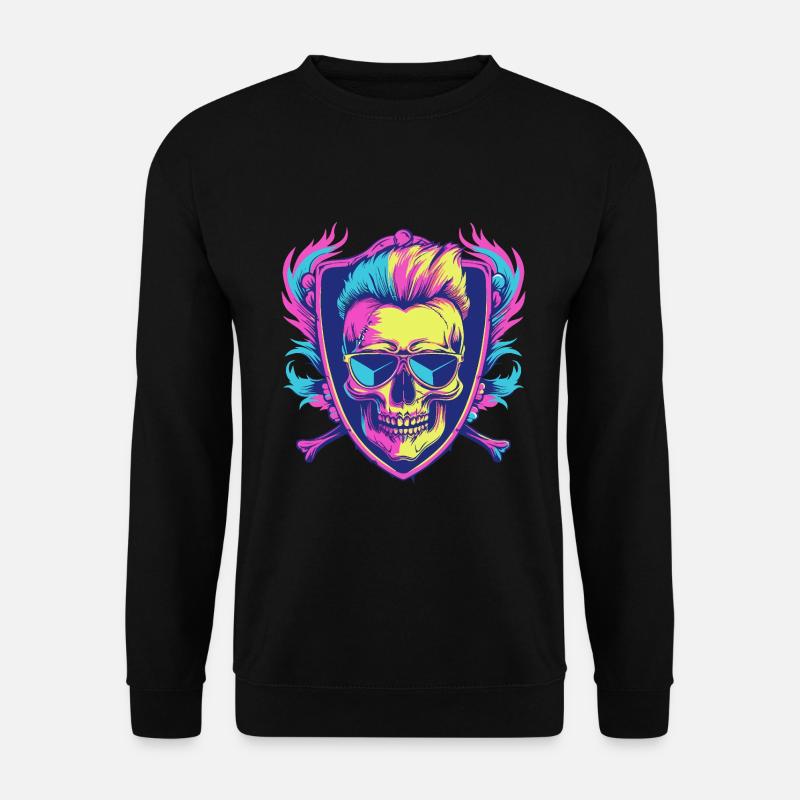 Punk Skeleton Party - Unisex Sweatshirt - black