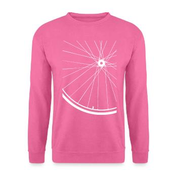 Rennrad Felge - Unisex Pullover - Pink - Vorne