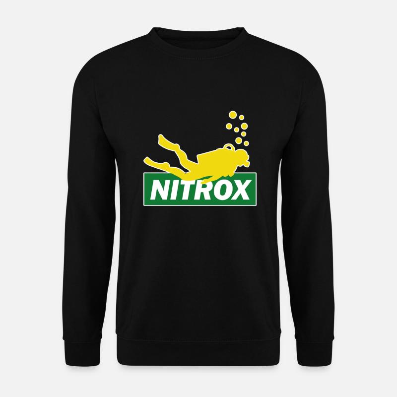 Tauchen Nitrox Sporttauchen Budy Taucher Geschenk - Unisex Pullover - Schwarz