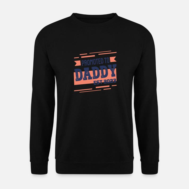 Beförderung zum Daddy Est 2023 - Unisex Pullover - Schwarz