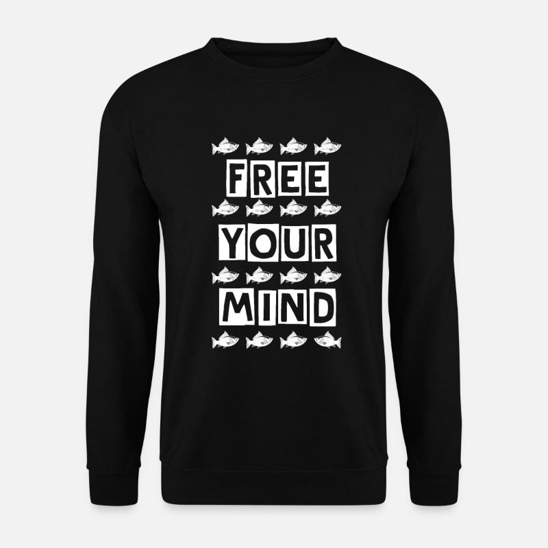 FREE YOUR MIND - Unisex Sweatshirt - black