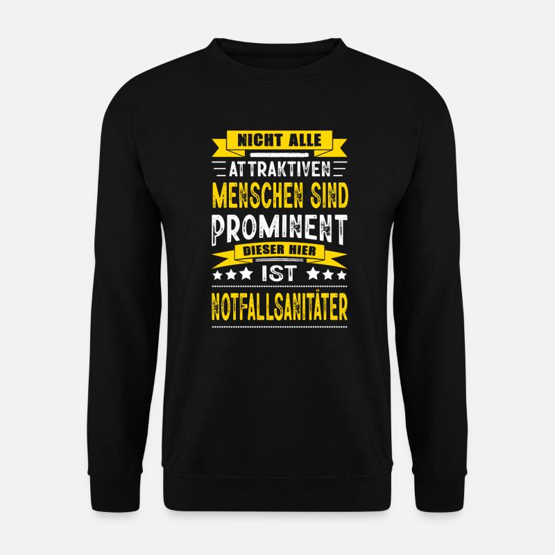 Notfallsanitäter Sanitäter Prüfung Bestanden - Unisex Pullover - Schwarz