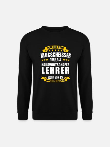 Hauswirtschaftslehrer Lehrer Hauswirtschaft - Unisex Pullover - Schwarz