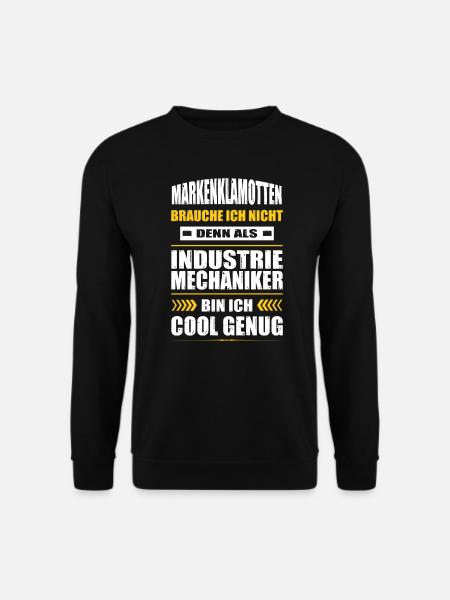 Industriemechaniker Spruch Industriemechatroniker - Unisex Pullover - Schwarz
