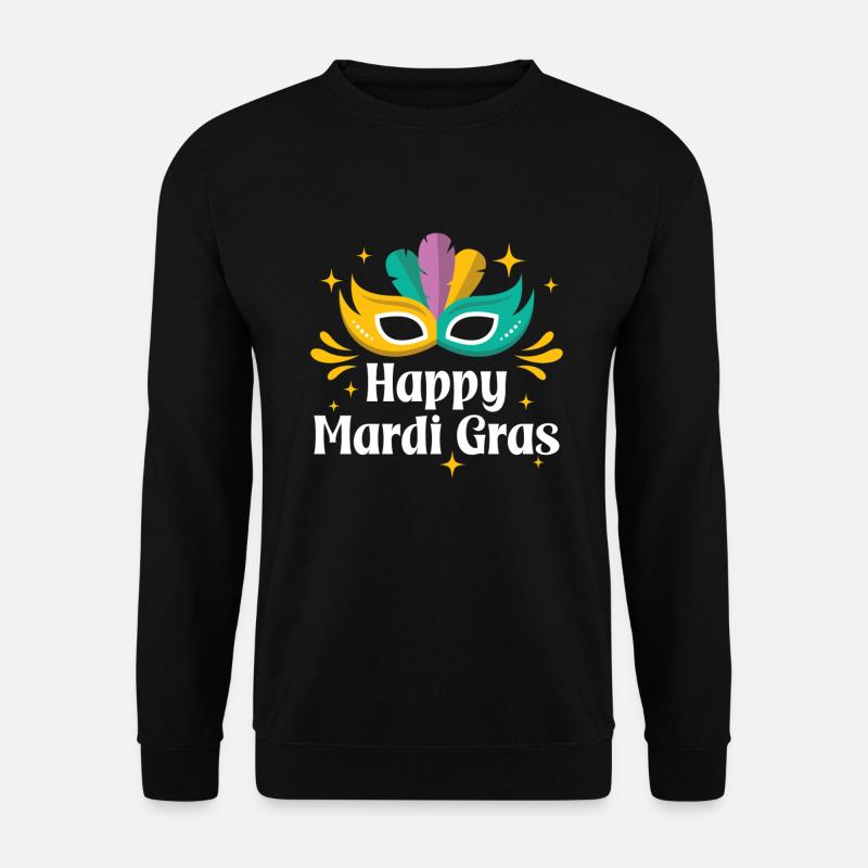 Joyeux Mardi Gras - Sweat-shirt Unisexe - noir