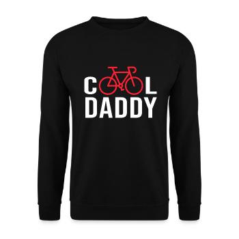 Bike bike cool daddy sport father's day - Unisex Sweatshirt - black - Front - Alina (178cm) & Michal (187cm)
