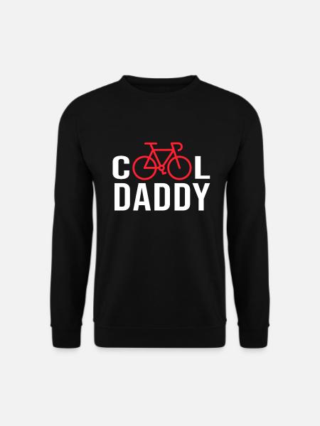 Fahrrad Fahrrad cool Papa Sport Vatertag - Unisex Pullover - Schwarz