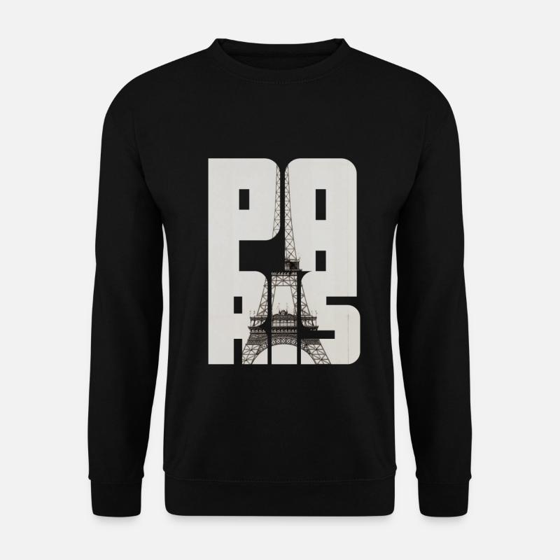 Tour eiffel paris - Sweat-shirt Unisexe - noir