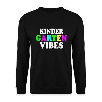 kindergarten vibes - Sweat-shirt Unisexe - noir - Devant - Alina (178cm) & Michal (187cm)