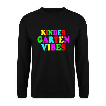 kindergarten vibes - Sweat-shirt Unisexe - noir - Devant - Alina (178cm) & Michal (187cm)
