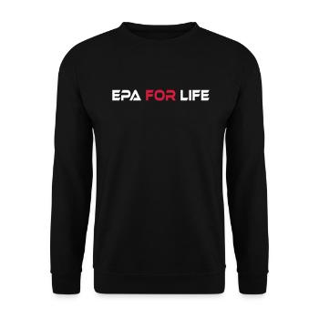 EPA POUR LA VIE 2 - Sweat-shirt Unisexe - noir - Devant - Alina (178cm) & Michal (187cm)