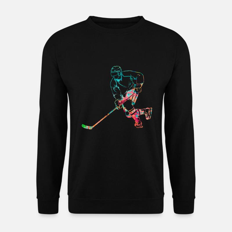 Eishockey - Unisex Pullover - Schwarz