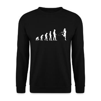 Skipping rope Rope Jumping Evolution - Unisex Sweatshirt - black - Front - Alina (178cm) & Michal (187cm)