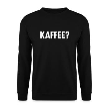KAFFEE? - Unisex Pullover - Schwarz - Vorne - Alina (178cm) & Michal (187cm)
