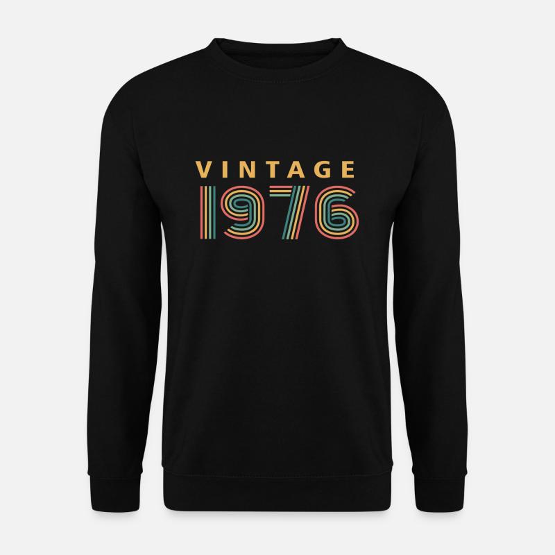 Jahrgang 1976 - Unisex Pullover - Schwarz