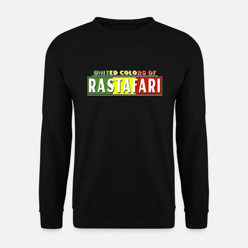 Couleurs unis de Rastafari - Sweat-shirt Unisexe - noir