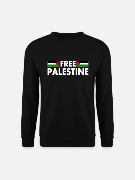 Free palestine - Unisex sweater - sort